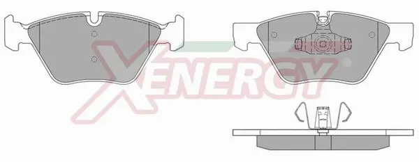 Kit de plaquettes de frein, frein à disque AP XENERGY X40950