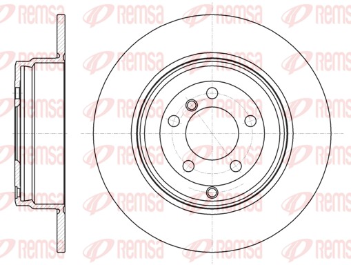 Disque de frein REMSA 61381.00