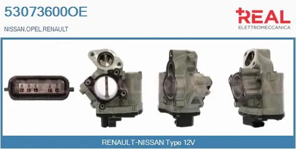 Vanne EGR REAL 53073600OE