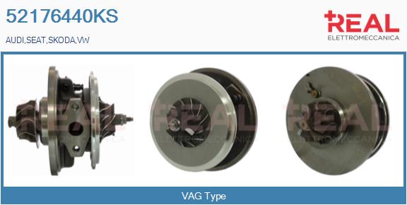 Groupe carter, turbocompresseur REAL 52176440KS