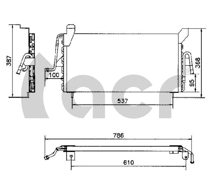 Condenseur, climatisation ACR 300403