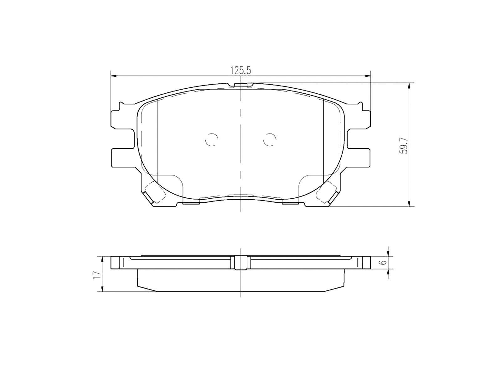 Kit de plaquettes de frein, frein à disque A.Z. Meisterteile AZMT-44-022-1234