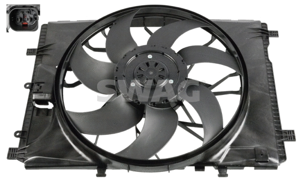 Ventilateur, refroidissement du moteur SWAG 10 10 7458