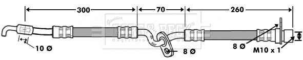 Flexible de frein BORG & BECK BBH7479