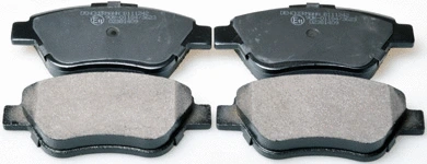 Kit de plaquettes de frein, frein à disque DENCKERMANN B111242