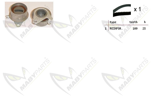 Kit de courroie crantée MABYPARTS OBK010345