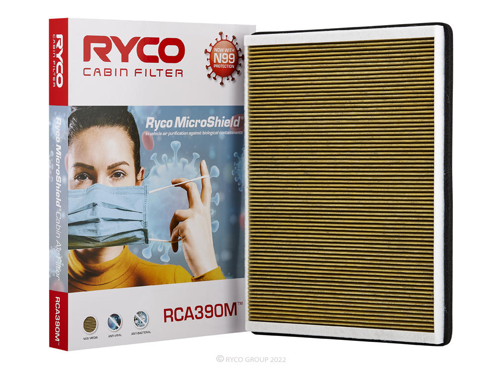 Filtre, air de l'habitacle RYCO RCA390M