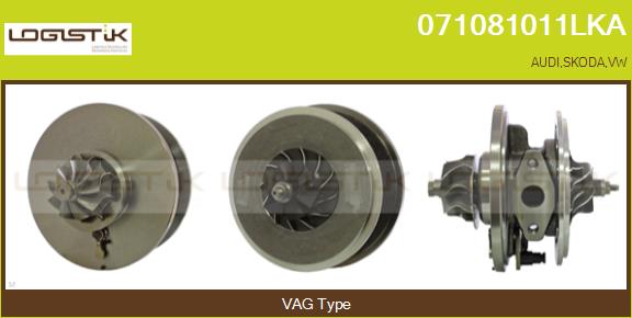 Groupe carter, turbocompresseur LGK 071081011LKA