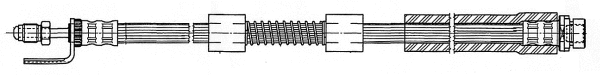 Flexible de frein CEF 512205