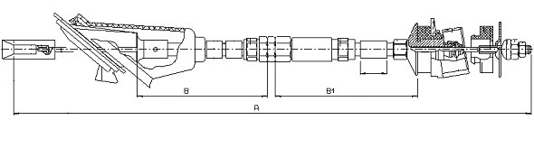 Tirette à câble, commande d'embrayage SONOVA CF00896