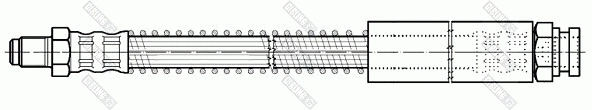 Flexible de frein GIRLING 9002185