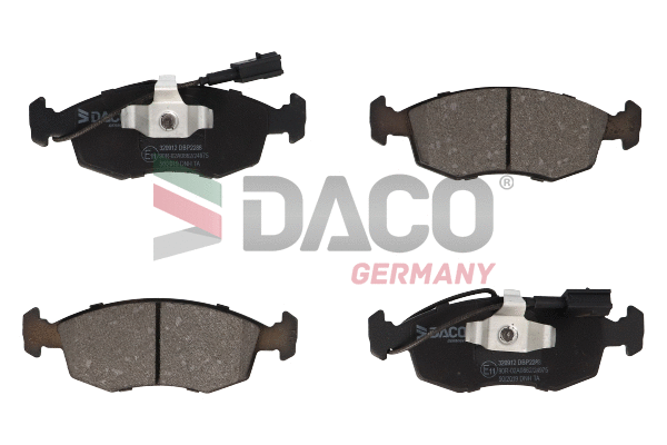 Kit de plaquettes de frein, frein à disque DACO Germany 320912