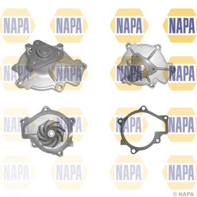 Pompe à eau, refroidissement du moteur NAPA NWP1277