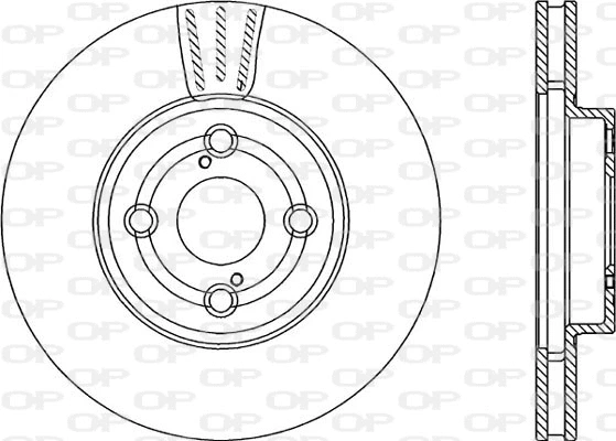Disque de frein OPEN PARTS BDA2290.20