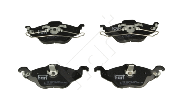 Kit de plaquettes de frein, frein à disque HART 215 954