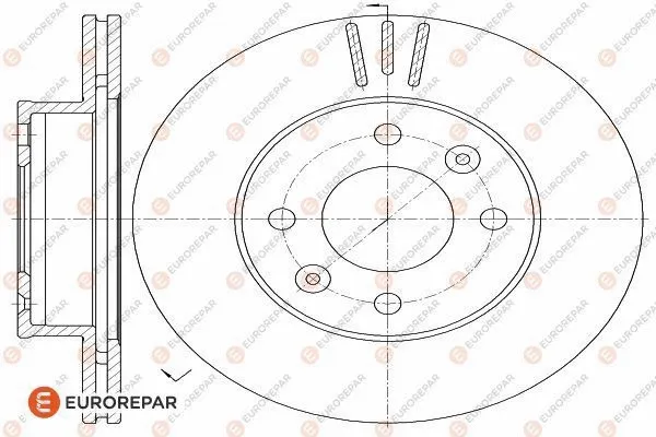 Disque de frein EUROREPAR 1618870480