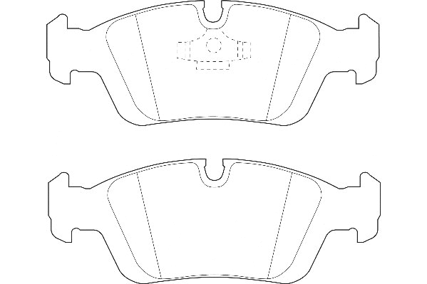 Kit de plaquettes de frein, frein à disque Omnicraft 2135128
