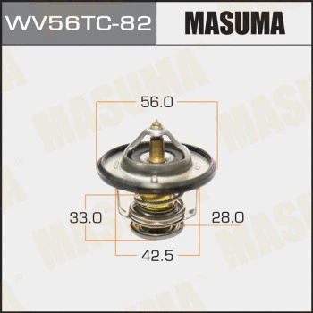 Thermostat, liquide de refroidissement MASUMA WV56TC-82