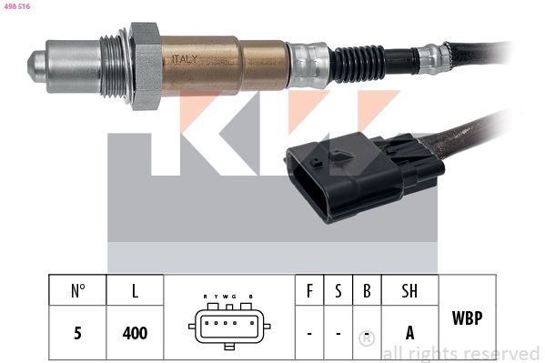 Sonde lambda KW 498 516