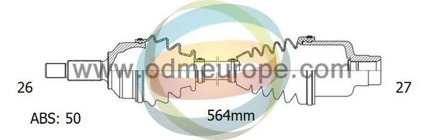 Arbre de transmission 4X4 ESTANFI EST-18-041221