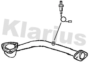 Tuyau d'échappement KLARIUS 130386