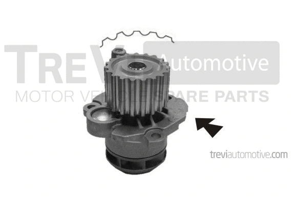 Pompe à eau, refroidissement du moteur TREVI AUTOMOTIVE TP861