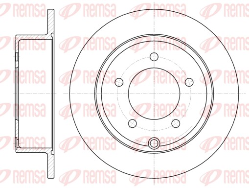 Disque de frein REMSA 61025.00