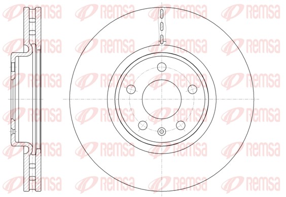 Disque de frein REMSA 61543.10