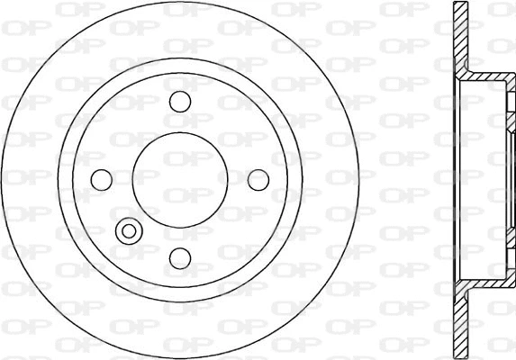 Disque de frein OPEN PARTS BDR1610.10
