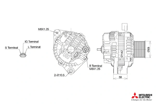 Alternateur KUTNAK AUTOMOTIVE 723527/M