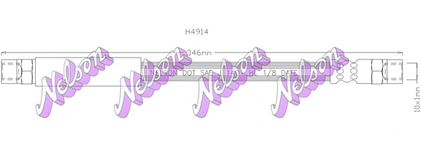Flexible de frein KAWE H4914