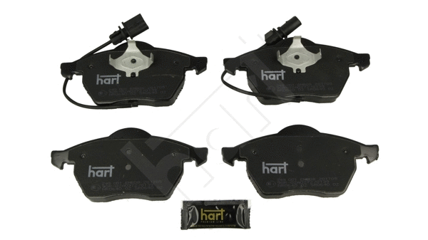 Kit de plaquettes de frein, frein à disque HART 249 001