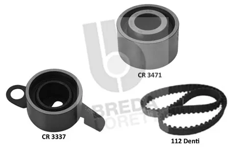 Kit de courroie crantée BREDA LORETT KCD0757