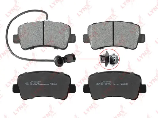 Kit de plaquettes de frein, frein à disque LYNXAUTO BD-5752