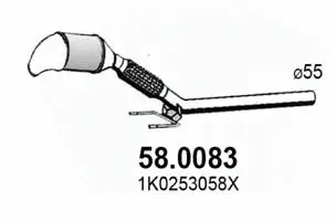 Catalyseur ASSO 58.0083