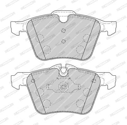 Kit de plaquettes de frein, frein à disque FERODO FDB4108-D