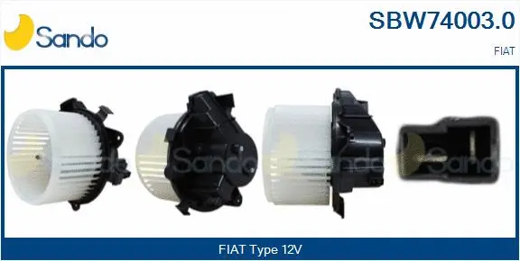 Pulseur d'air habitacle SANDO SBW74003.0