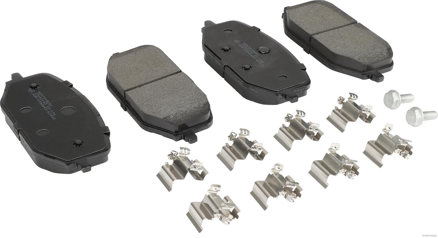 Kit de plaquettes de frein, frein à disque HERTH+BUSS JAKOPARTS J3602143