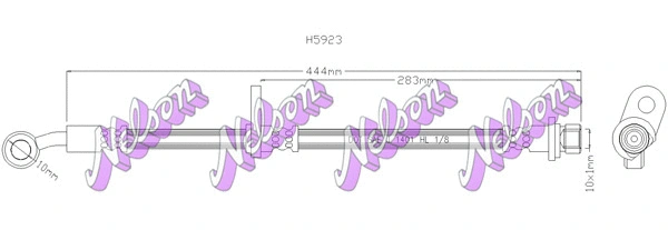 Flexible de frein KAWE H5923