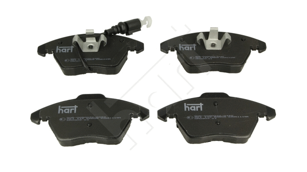 Kit de plaquettes de frein, frein à disque HART 221 112