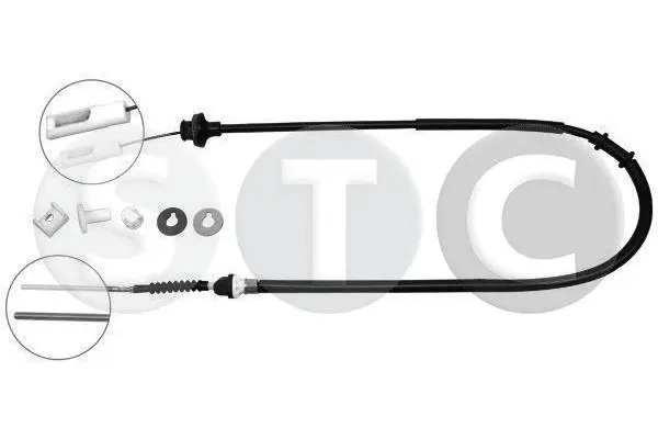 Tirette à câble, commande d'embrayage STC T481116