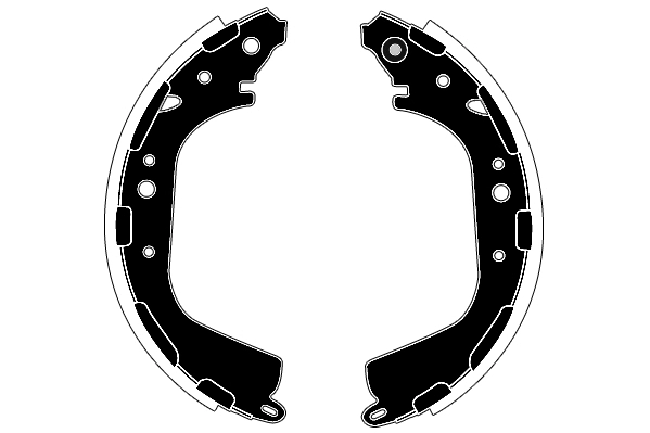 Jeu de mâchoires de frein RAICAM RA27040