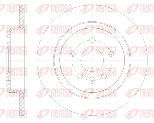Disque de frein REMSA 61791.00