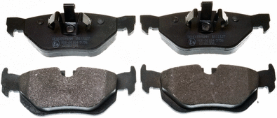 Kit de plaquettes de frein, frein à disque DENCKERMANN B111127