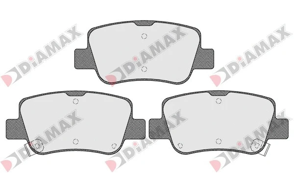 Kit de plaquettes de frein, frein à disque DIAMAX N09583