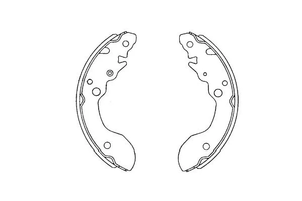 Jeu de mâchoires de frein KAVO PARTS KBS-8912