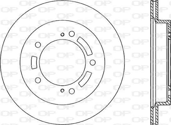 Disque de frein OPEN PARTS BDA1821.20