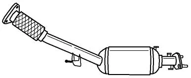 Filtre à particules / à suie, échappement SIGAM 38336