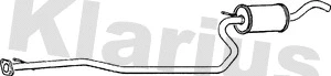 Silencieux central KLARIUS 260588