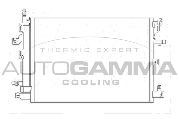 Condenseur, climatisation AUTOGAMMA 105347